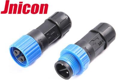 China M15 2 Pin Waterproof Male Female Connector IP68 Screw Locking For Street Lights for sale