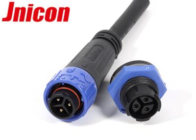 China Waterproof 3 Pin Male Female Connector IP67 / IP68 For LED Outdoor Lighting for sale