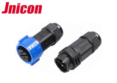 China Jnicon IP67 Waterproof Connector , Dustproof IP67 2 Pin Connector Male Female for sale