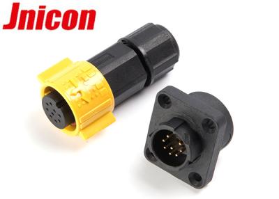 China IP67 Waterproof Panel Mount Plug Socket Quick Connect Jnicon Signal Connection for sale