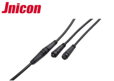 China Jnicon M12 Waterproof Male Female Connector , Cable Welding 4 Pin Connector Male Female for sale