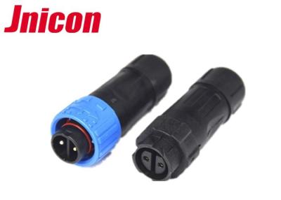 China M16 Outdoor Waterproof Male Female Wire Connectors IP67 Male Female 2 Pin Push Locking for sale