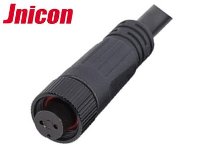 China 2 Pin Waterproof Male Female Connector , IP68 Circular Plastic Connectors For Lighting for sale