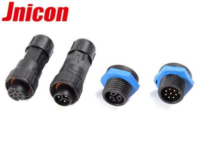 China Signal Waterproof Panel Mount Connector , 3 Pin Waterproof AC Power Connector for sale