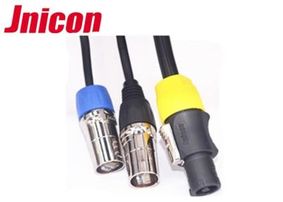 China LED Display Powercon Waterproof Plug Connectors IP65 IP44 With 2.5mm2 Cable for sale