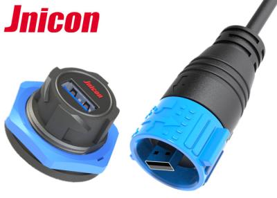 China Jnicon Waterproof USB Connector Panel Mount A Type Single Port For Data Transmission for sale