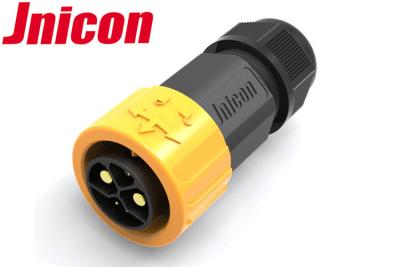 China IP67 M23 Push Locking Male Waterproof Cable Connector Silicone Seal For Charging for sale