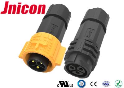 China M19 Push Locking Waterproof Plastic Connector , Circular Power Connector Impact Resistance for sale