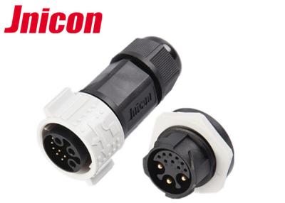 China Panel Mount Electrical Round Multi Pin Connectors 3 Pin Power And 9 Pin Signal for sale