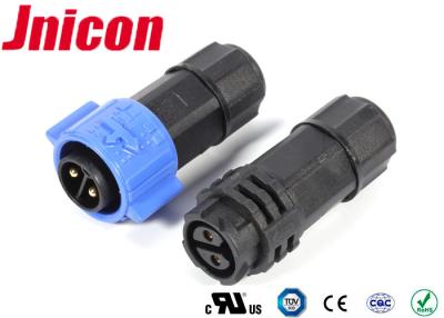 China 2 Pin 20A IP67 20AWG Wire To Wire Waterproof Connector for sale