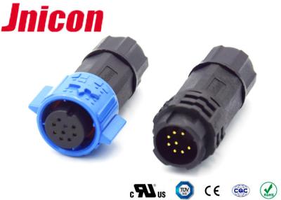 China 5A 8 Pin Waterproof Data Connector Plug Push Locking for sale