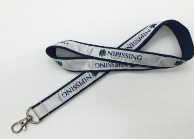 China Customized logo hot sale satin  ribbon silk screen lanyards for wholesale for sale