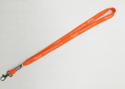 China acollador de encargo elegante anaranjado durable del poliéster del tubérculo con el gancho del metal en venta