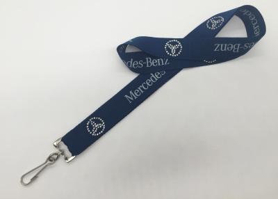 China 20MM Fashion Promoitonal Blings Benz making screen Lanyards in blue color for sale