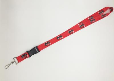 China Silk Screen Printing Dye Sublimation Lanyards , Embroidered Lanyard For Whistle for sale