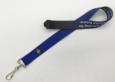China Flat personalized printed funny polyester lanyards with customized logo for sale