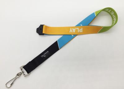 China Fashionable Screen Printed Lanyards / Event Staff Lanyards With Customized Logo for sale