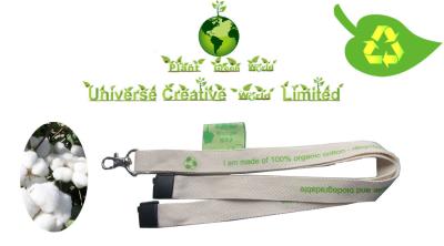 China Personalized Name Lanyards , Key Chain Lanyard With Organic Cotton Material for sale