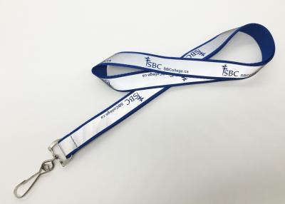 China Fashionable Breakaway Badge Lanyards With Woven / Silk Screen Technique for sale