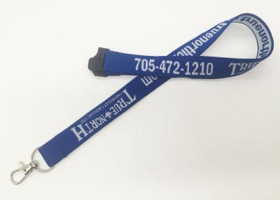 China ECO - Friendly  Custom Woven Lanyards With Heat Transfer Printing Logo for sale