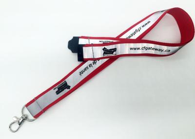 China Safety Name Tag Lanyards , Cell Phone Lanyard With Metal Hook YDPC-012 for sale