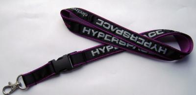 China 90Cm length badge holders trade show lanyards custom printed with double hook for sale