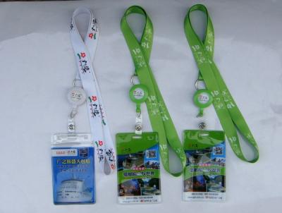 China Silk Screen Printed Badge Holders Lanyards For Promotion Gifts for sale