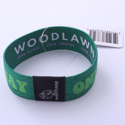China YDWB-015 Colorful Custom Wrist Band With Woven Jacquard LOGO for sale
