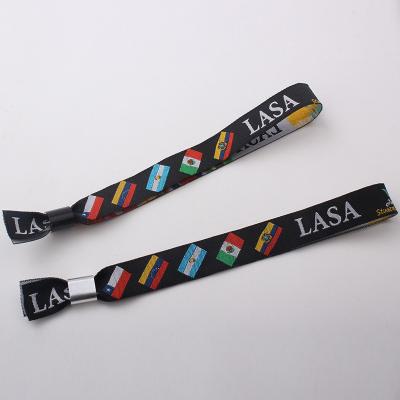 China Fashionable Custom Wrist Band With Polyester / Satin Material for sale