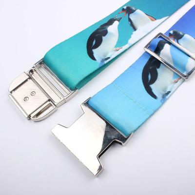 China Promotional 5CM wide  colorful Customer sublimation printing Luggage belt with lower price for sale
