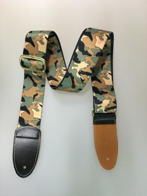 China Polyester Personalized Guitar Straps , Custom Girls Guitar Strap Nice Looking for sale