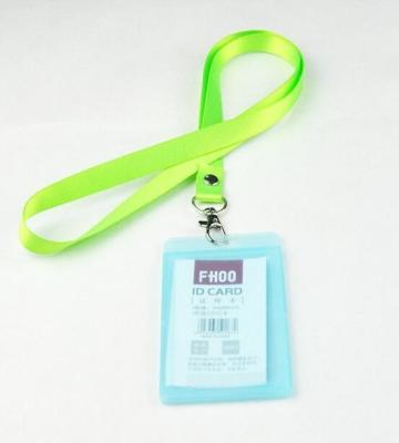 China Decorative Reusable Woven Lanyards Personalized With Pvc Card Holder for sale