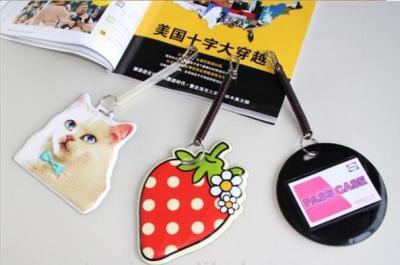 China Different Design Soft PVC Luggage Tag Printable For Business Gifts for sale
