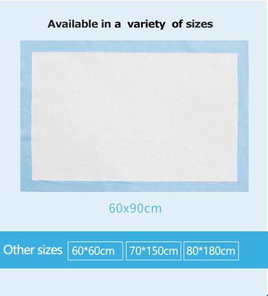 Quality PE Backsheet Waterproof Incontinence Bed Pads for Hospital Nurses 0.5kg for sale