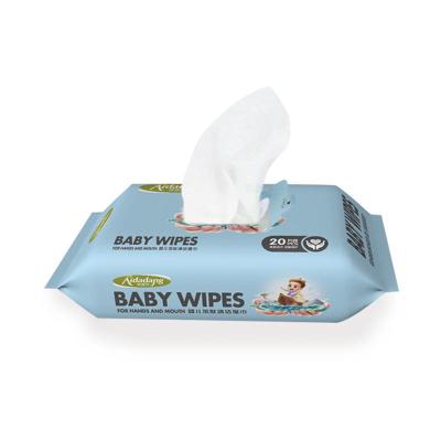 China Household Cleaning Wet Wipes 15*20CM 20pcs Small Pack for Baby Cleaning for sale