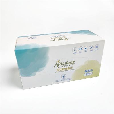 China 1 Ply Cotton Layer 80 Sheets Virgin Bamboo Towels Box for Facial Cleaning Multi-layer for sale