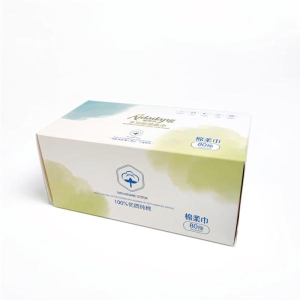 Quality 1 Ply Cotton Layer 80 Sheets Virgin Bamboo Towels Box for Facial Cleaning Multi for sale