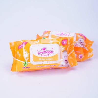 China Single Packing Face Tissues ISO Certified Natural Fabric Biodegradable Baby Wet Wipes for sale