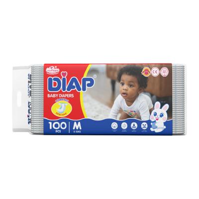 China Mexico Market Green ADL Organic Disposable Baby Nappies Diapers in Bales for Talla 3 for sale
