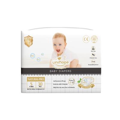 China High Absorption Dry Surface Baby Diaper From for 27 to 35 lbs Born Pumpers Diapers for sale