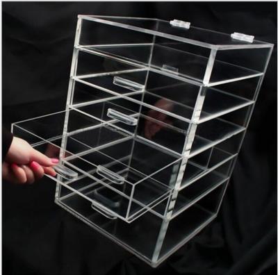 China Transparent Silker Print Table Top Display Stands , Clear Acrylic Brochure Holders For Promotion for sale