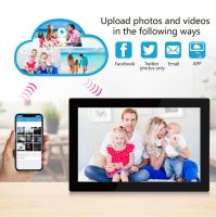 Quality Programmeable HD IPS screen Cloud Wifi Digital Photo Frame 10 Inch Android 8.1 With Touch Screen for sale