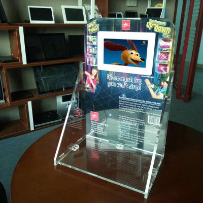 China 7 inch HD LCD acrylic counter display for sale