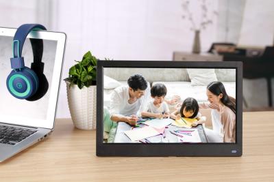 China 250-300 Nits Touch Screen Digital Photo Frames 12.5 Inch RMVB AVI MKV Video Format for sale