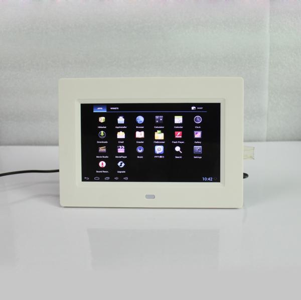 Quality Touch Screen 7 Inch 1024x600 WIFI Digital Photo Frame for sale