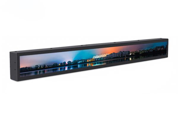 Quality Metal DC 12V 23 Inches Strip 350 Nits Stretched Bar LCD for sale