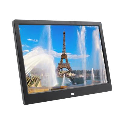 China DC Input 12V 2A 12 Inch 1280*800px Wide Screen Digital Photo Frame for sale