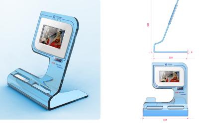 China La exhibición publicitaria de escritorio de alta resolución de la posición LCD apoya el juego video del lazo en venta
