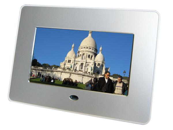 Quality Advertising 7" Metal Brushed POP LCD Display Screen With Video Loop Play for sale