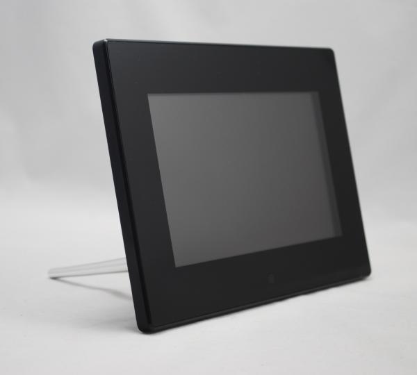 Quality High Resolution 7 Inch Electronic Photo Frames Black With Multi - function Long for sale